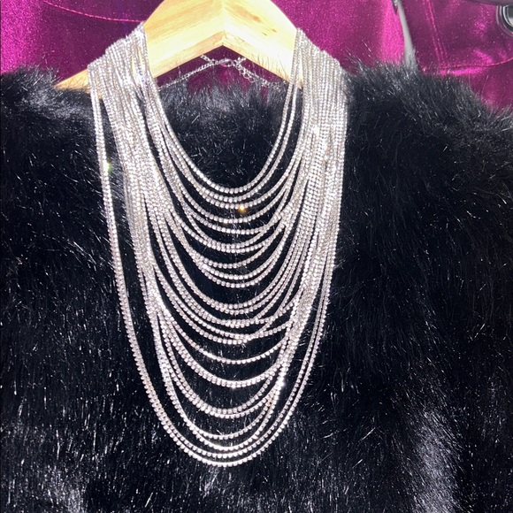 Chic Silver Multi-Layer Necklace - Picture 8 of 8